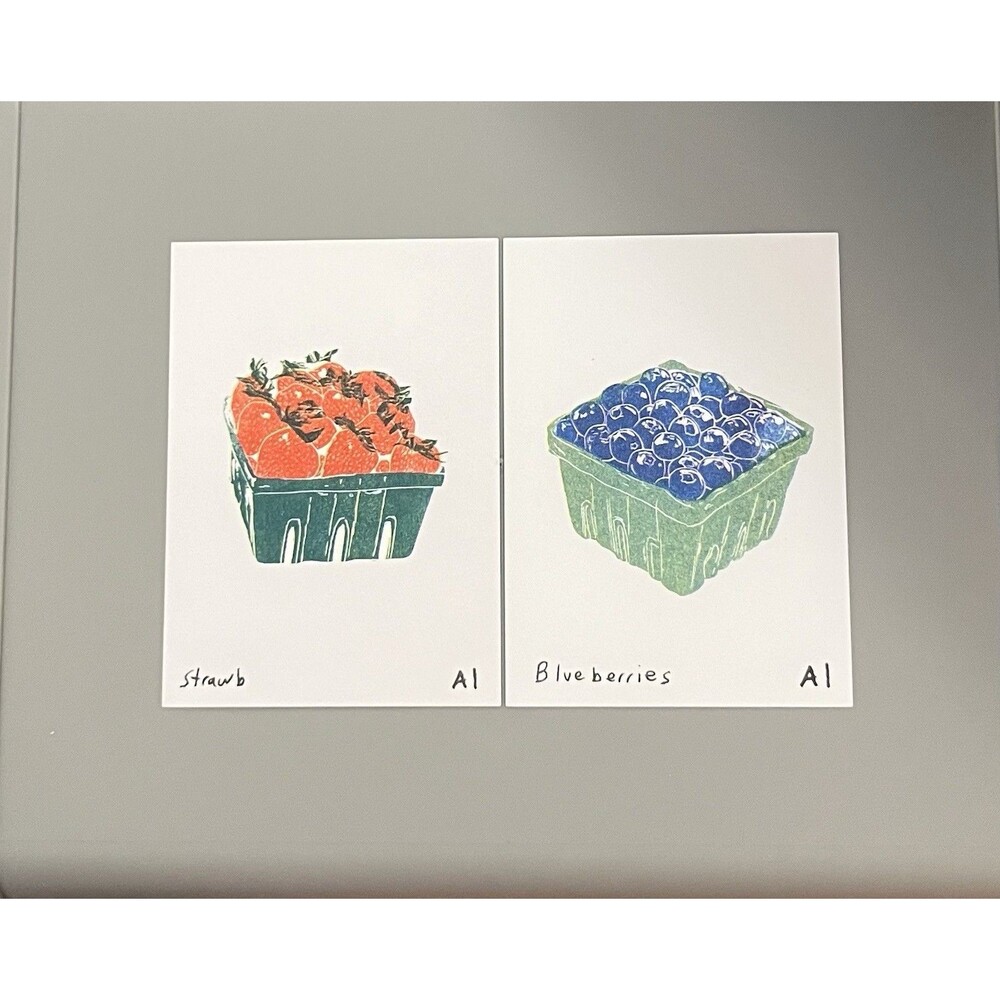 Ana Inciardi Mini Print Set - Strawb And Blueberries